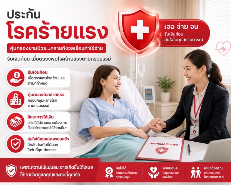 ประกันโรคร้ายแรงไม่จ่ายทิ้ง
